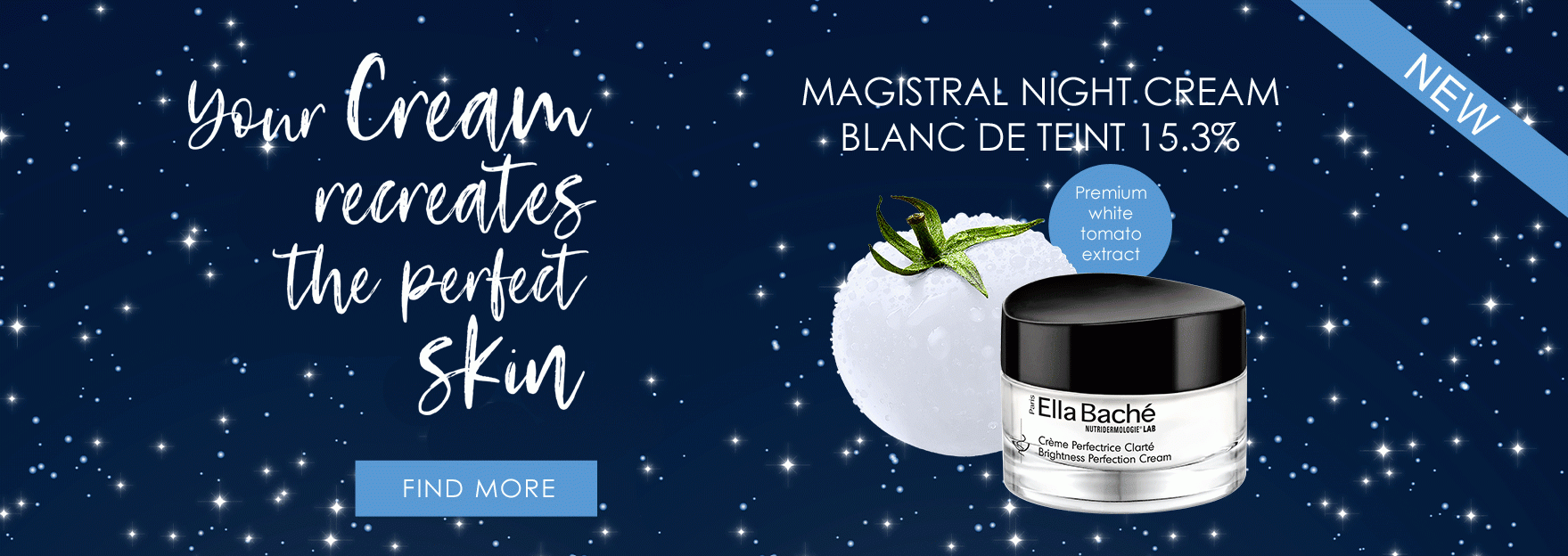 New product : discover our Magistral Night Cream Blanc de Teint 15.3%